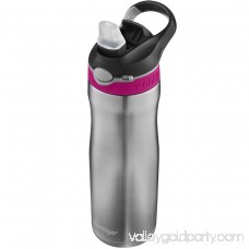 Contigo AUTOSPOUT Straw Ashland Chill Stainless Steel Water Bottle, 20 oz., SS Very Berry 568932620